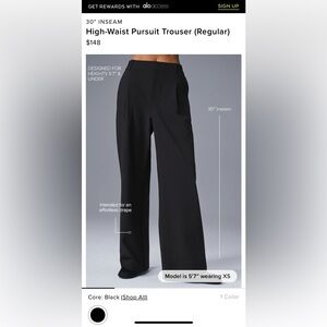 High-waist pursuit trouser
